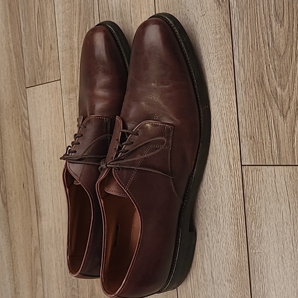ALLEN EDMONDS Berkley Dark Brown Oxfords Sz 14 AA Plain Toe Mens‎ Dress Shoes main image 6